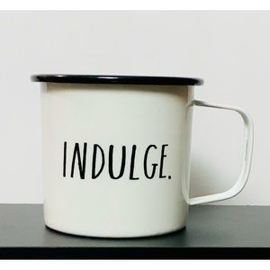 Rae Dunn Enamel “INDULGE” Coffee Mug